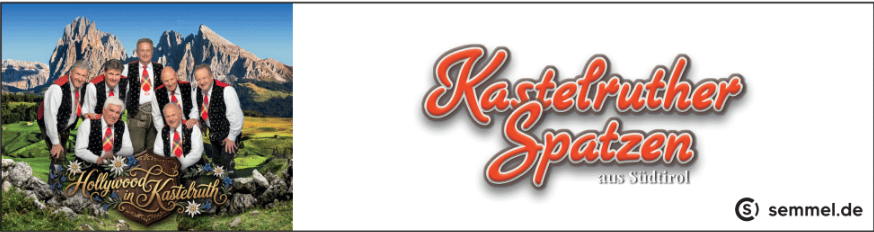 Hollywood in Kastelruth – Rosengarten Mannheim, 27.02.2027